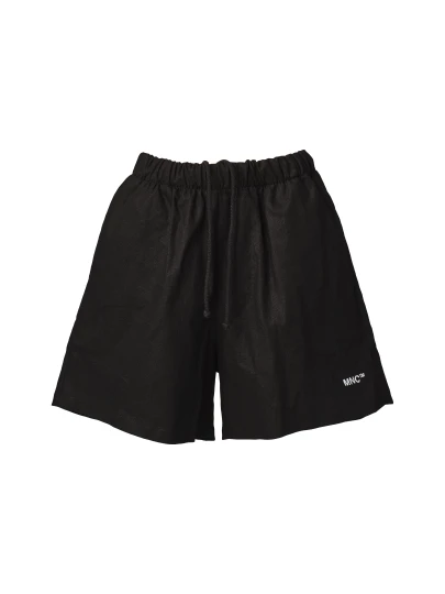 Linen Shorts black